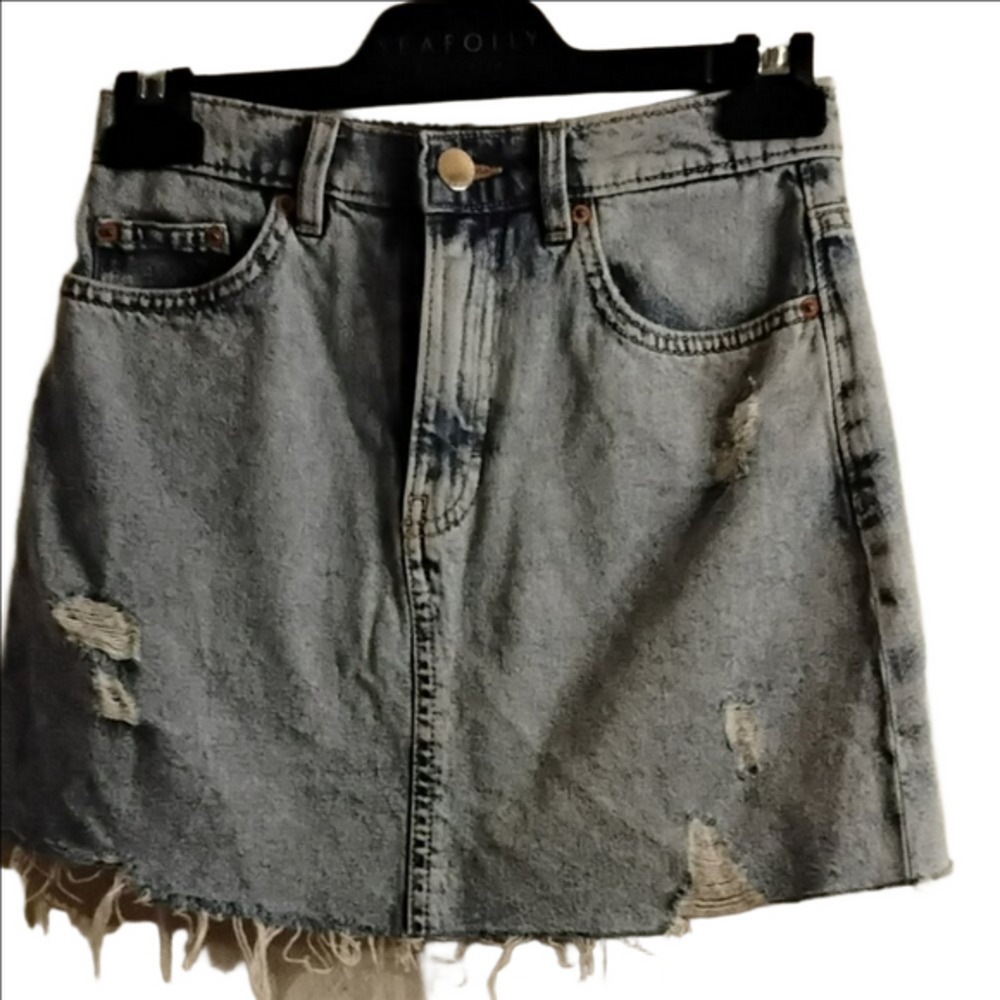 #314🌈 Divided Jeans Skirts